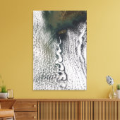 Cloud-Vorstöße von Cheju Do, Südkorea Leinwanddruck (Insitu (Wohnzimmer))