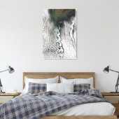 Cloud-Vorstöße von Cheju Do, Südkorea Leinwanddruck (Insitu (Schlafzimmer))