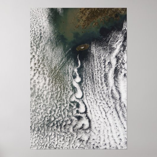 Cloud-Vorstöße von Cheju Do, Südkorea Poster (Vorne)