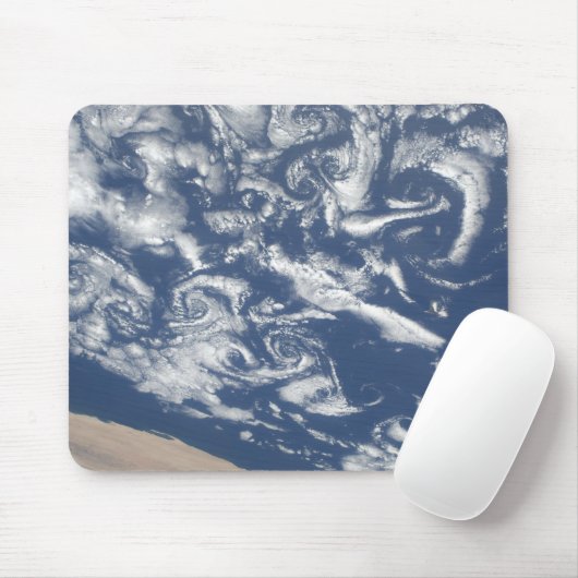 Cloud-Vortex-Straßen vor der Küste Mousepad (Mit Mouse)