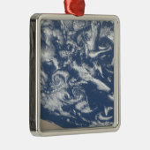 Cloud-Vortex-Straßen vor der Küste Ornament Aus Metall (Rechts)