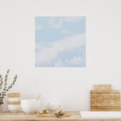 Cloud-Wandposter individuell anpassbar35x35 Poster (Küche)