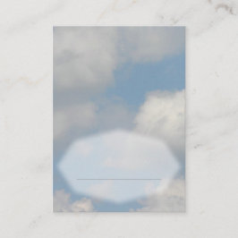 Cloud Wedding Platzkarte