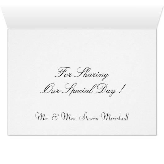 Cloud Wedding RSVP (Innenansicht Horizontal (Unten))