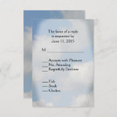 Cloud Wedding RSVP (Vorne/Hinten)