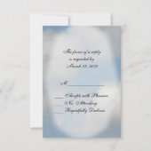 Cloud Wedding RSVP (Vorderseite)