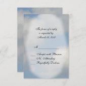 Cloud Wedding RSVP (Vorne/Hinten)