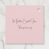 Cloud Wine Brautparty Geschenkanhänger (Rückseite)