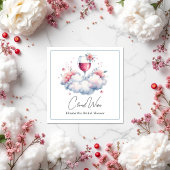 Cloud Wine Brautparty Serviette