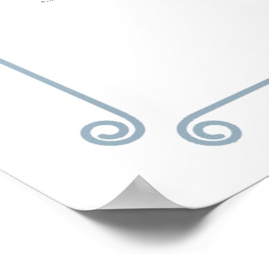 Cloud Wine Brautparty Willkommen Poster (Ecke)