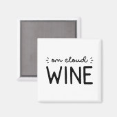Cloud Wine Magnet (Vorderseite/Rückseite)