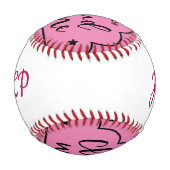 Cloud Wine Personalisiert Baseball (Rückseite)