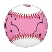 Cloud Wine Personalisiert Baseball (Vorderseite)