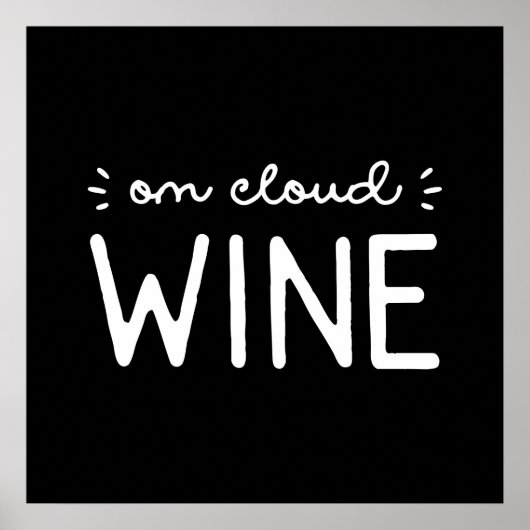Cloud Wine Poster (Vorne)