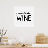 Cloud Wine Poster (Küche)