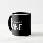 Cloud Wine Tasse (Vorderseite Links)