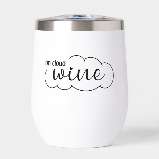 Cloud Wine Tumbler (Vorderseite)