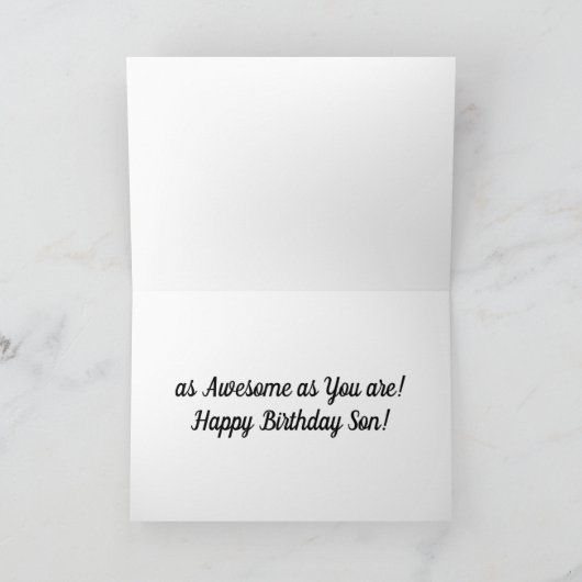 Cloud Wolf Son Karte (Innenseite)