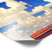 "Cloud World" von Maynard Dixon Fotodruck (Ecke)