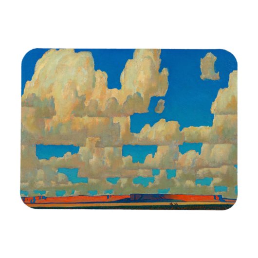 Cloud World von Maynard Dixon Magnet (Horizontal)