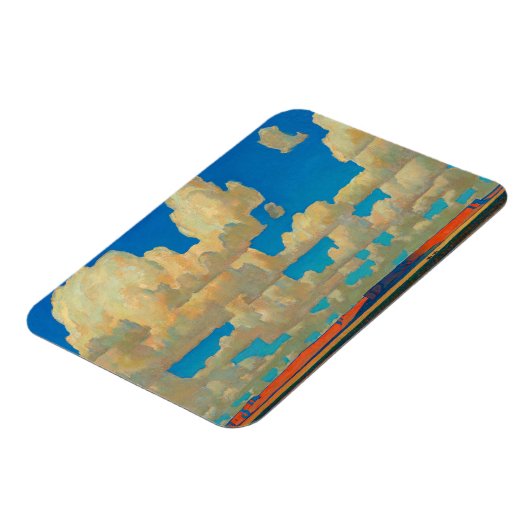 Cloud World von Maynard Dixon Magnet (Linke Seite)