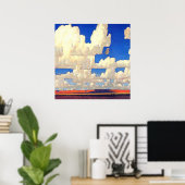 "Cloud World" von Maynard Dixon Poster (Heimbüro)