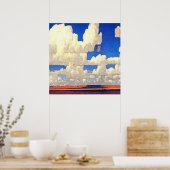 "Cloud World" von Maynard Dixon Poster (Küche)