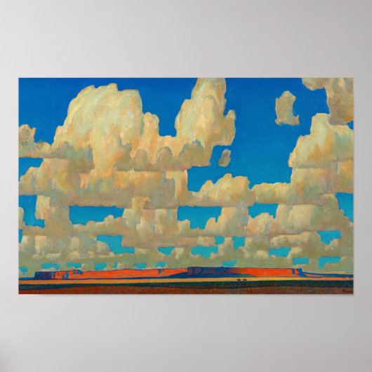 Cloud World von Maynard Dixon Poster (Vorne)