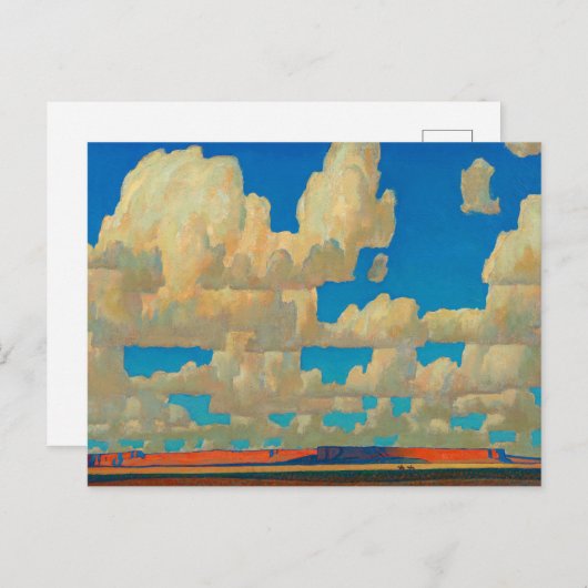 Cloud World von Maynard Dixon Postkarte (Vorne/Hinten)