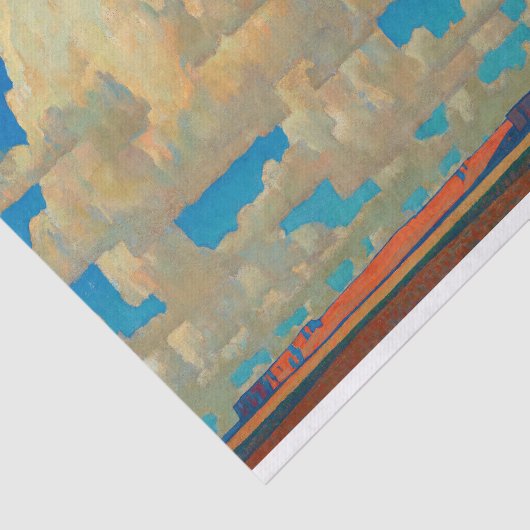 Cloud World von Maynard Dixon Seidenpapier (Ausschnitt)