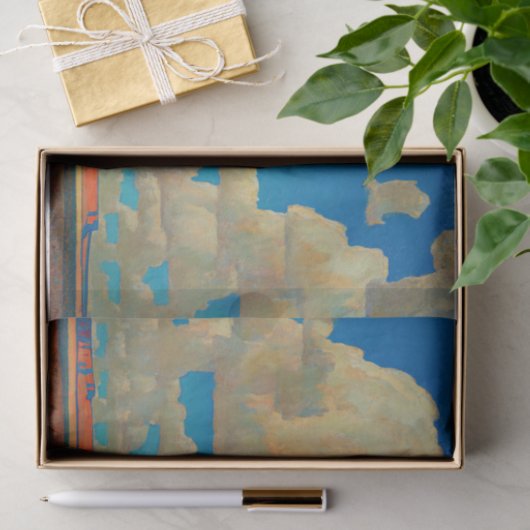 Cloud World von Maynard Dixon Seidenpapier (Geschenk)