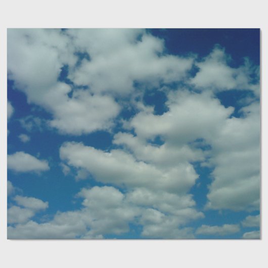 Cloud Wrapping Paper Geschenkpapier (Flach)