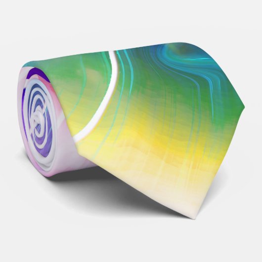 "Cloud Writing" Krawatte (Gerollt)