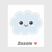 Cloud-Zeichen Vinyl-Aufkleber für Lunch Box etc. Aufkleber (Blatt)