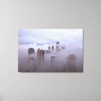Cloudbase in City On Leinwand