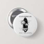 Cloudbreak Fidschi-Inseln Surfen Vintage Surfen Su Button (Vorne & Hinten)