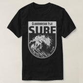 Cloudbreak Tavarua Island Fiji Surf Souvenir Surfi T-Shirt (Design vorne)