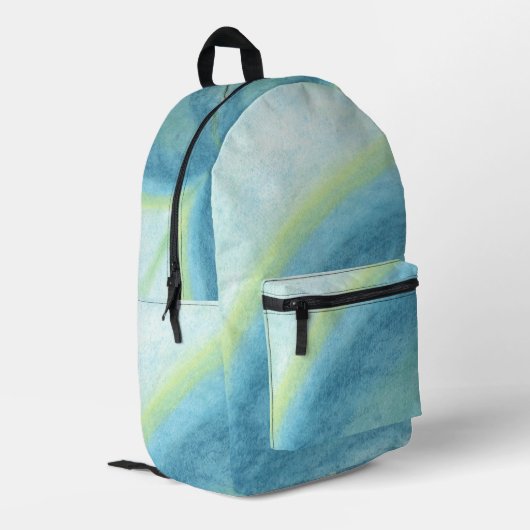 Cloudburst Bedruckter Rucksack (Rückseitige Ecke links)