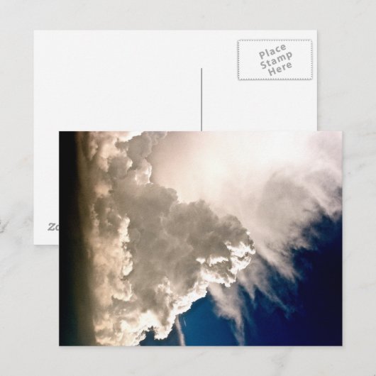 Cloudburst Postkarte (Vorne/Hinten)