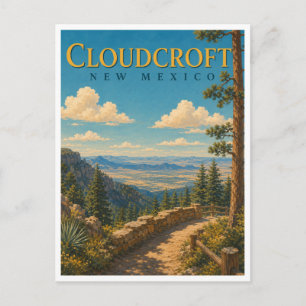 Cloudcroft New Mexico Bergwald GeoSaga Postkarte