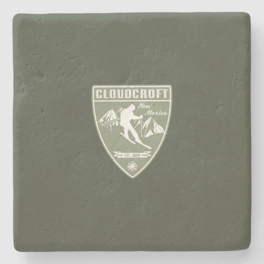 Cloudcroft New Mexico Steinuntersetzer (Vorderseite)