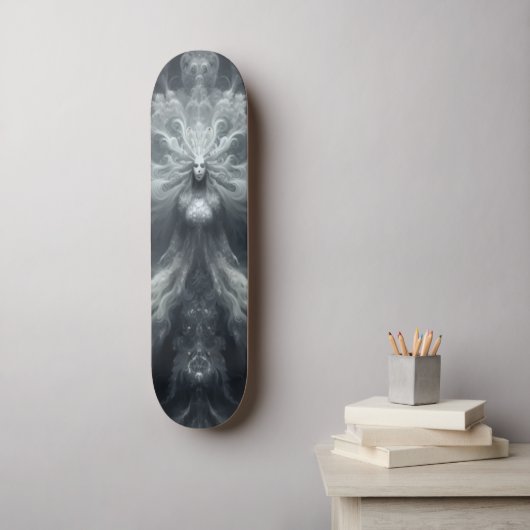 Clouded Apparition Skateboard (Wandkunst)
