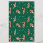 Clouded Leopard Briefpapier (Rückseite)