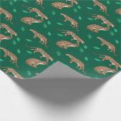 Clouded Leopard Geschenkpapier (Ecke)