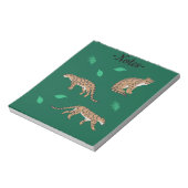 Clouded Leopard Notizblock (Rotiert)