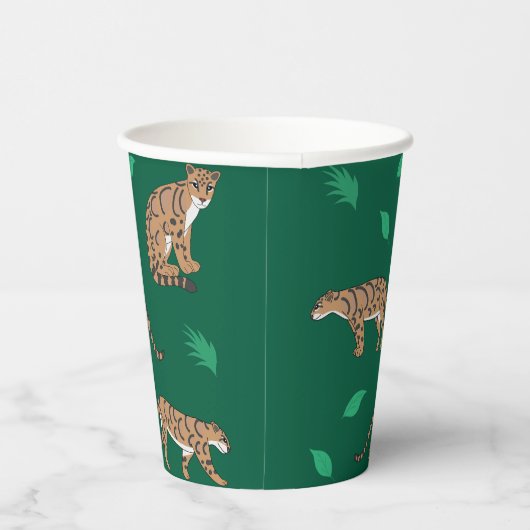 Clouded Leopard Pappbecher (Rechts)