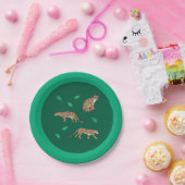 Clouded Leopard Pappteller (Party)