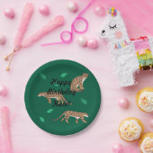 Clouded Leopard Pappteller (Party)