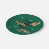 Clouded Leopard Pappteller (Schrägansicht)