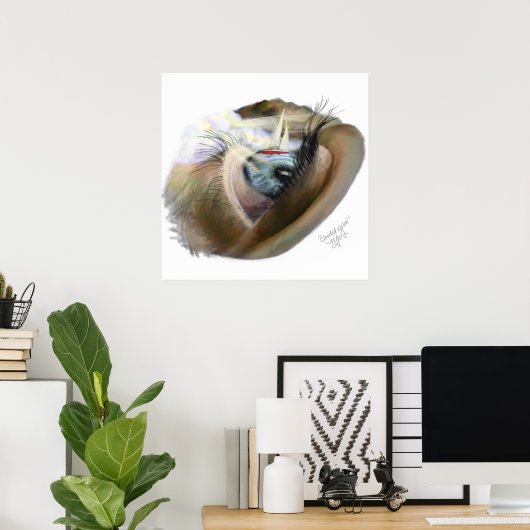 Clouded Vision Poster (Heimbüro)